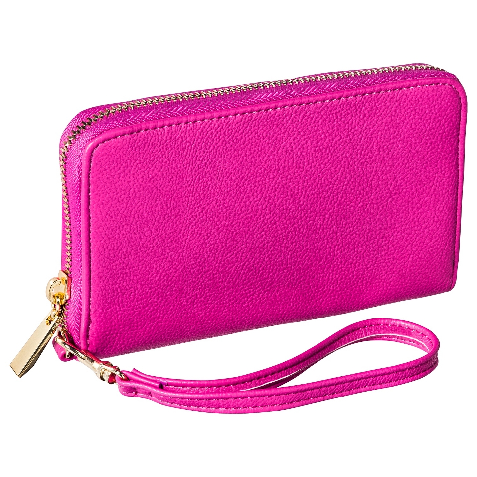 Merona Phone Case Wallet with Removable Wristlet Strap   Pink