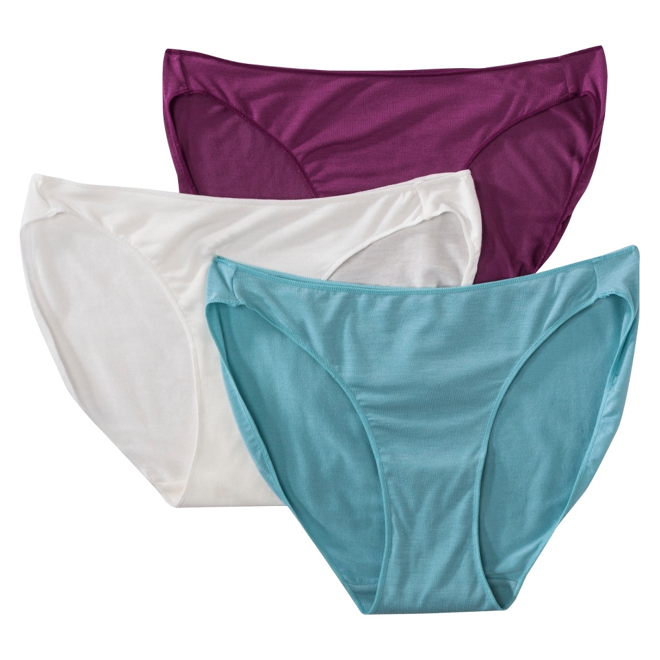 Gilligan & OMalley Womens 3 Pack Modal Bikini   Dream XXL