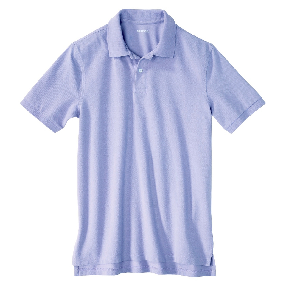 Mens Classic Fit Polo Frozen Blue XL