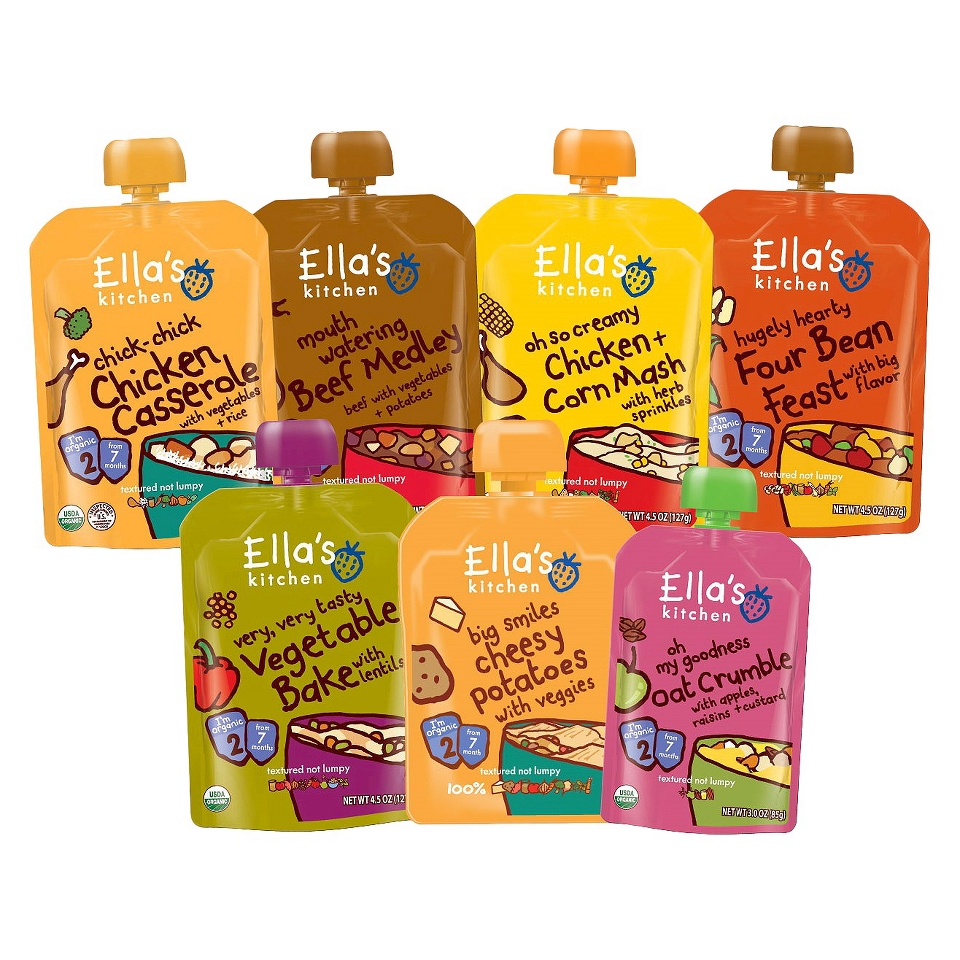 Ellas Kitchen Stage 2 Meal Variety Pack (7 Pack)