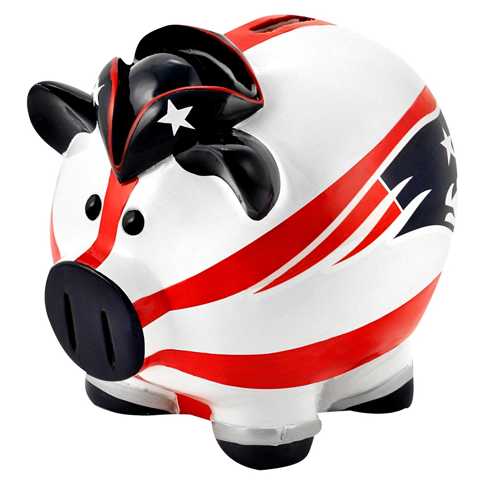 Optimum Fulfillment NFL New England Patriots Piggy Bank   Large