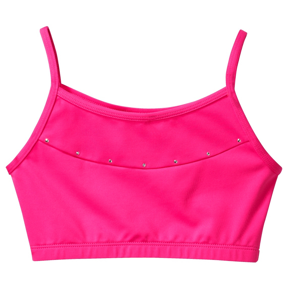 Freestyle by Danskin Girls Crop Top   Vivid Pink XS