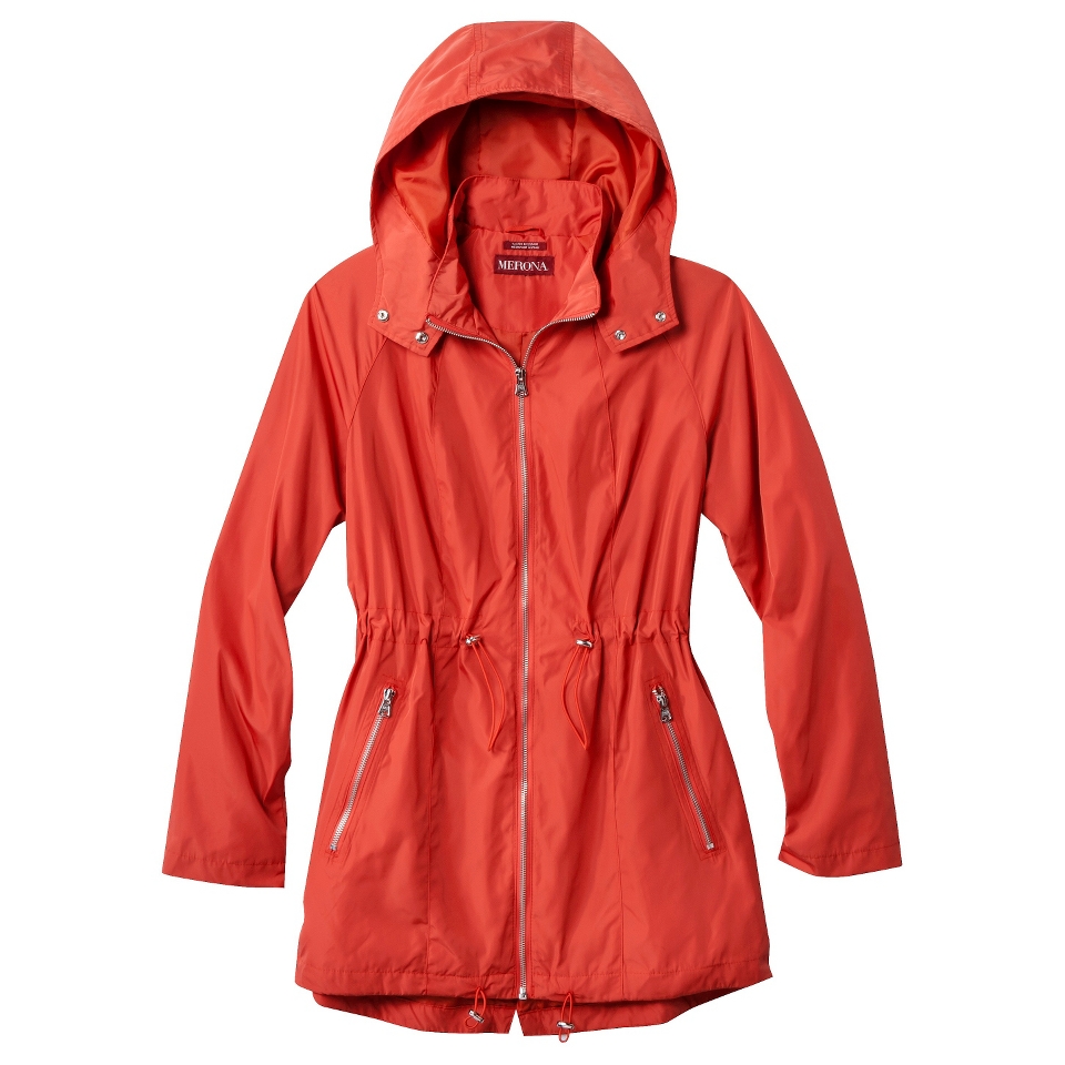 Merona Womens Anorak Jacket  Orange XXL