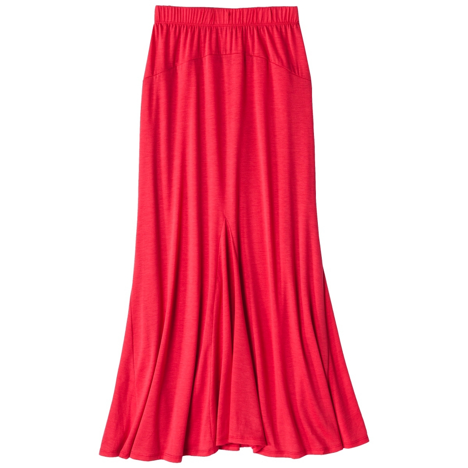 Xhilaration Juniors Godet Maxi Skirt   Coral XL(15 17)