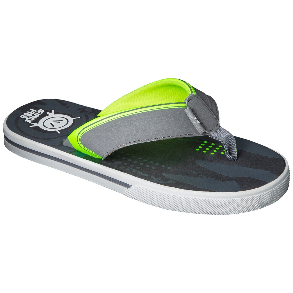 Boys Shaun White Wilshire Flip Flop Sandals   Green L