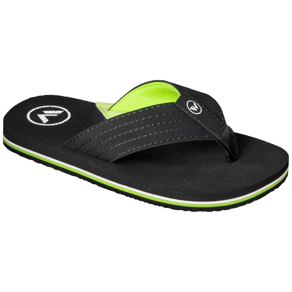 Boys Shaun White Malibu Flip Flop Sandals   Black S