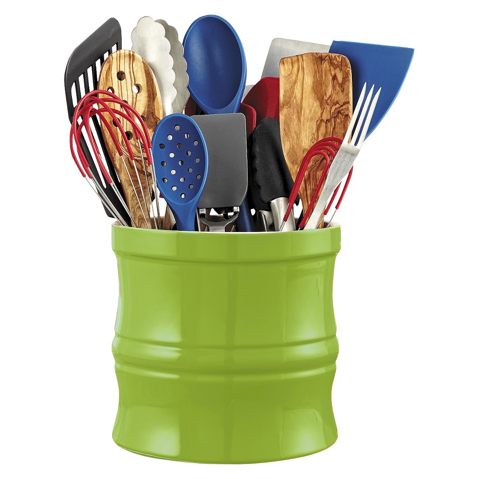 CHEFS Kitchen Tool Crock, Green