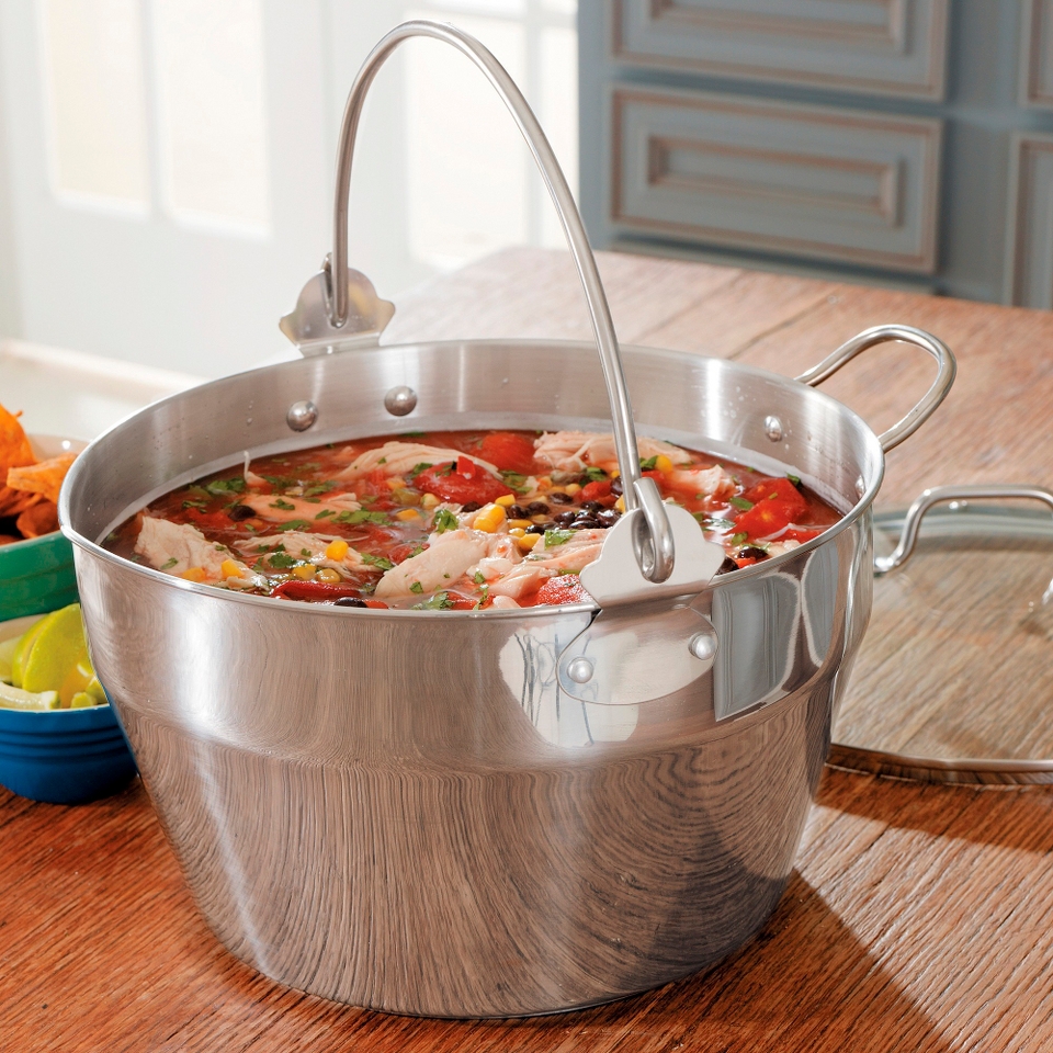 CHEFS Maslin Pan with Lid, 10 quart
