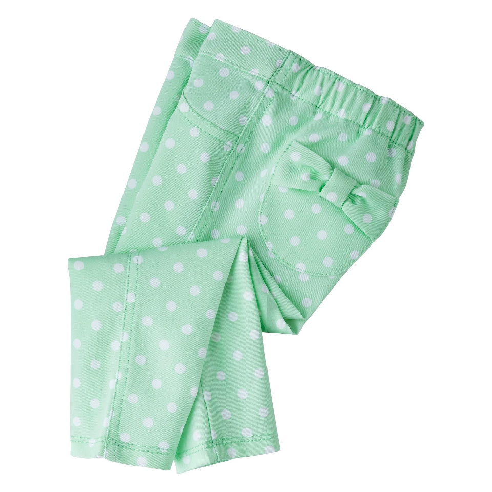 Cherokee Newborn Girls Leggings   Mint 6 9 M