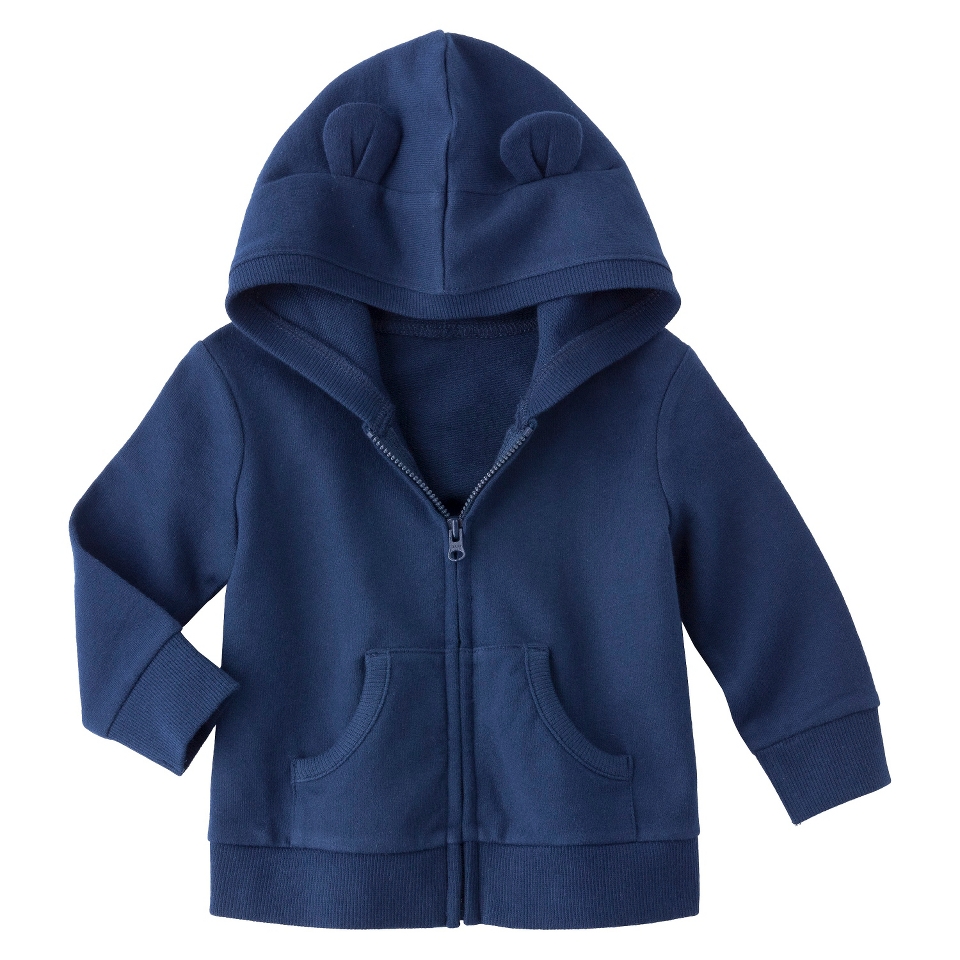 Cherokee Newborn Boys Hoodie   Nighttime Blue 6 9 M