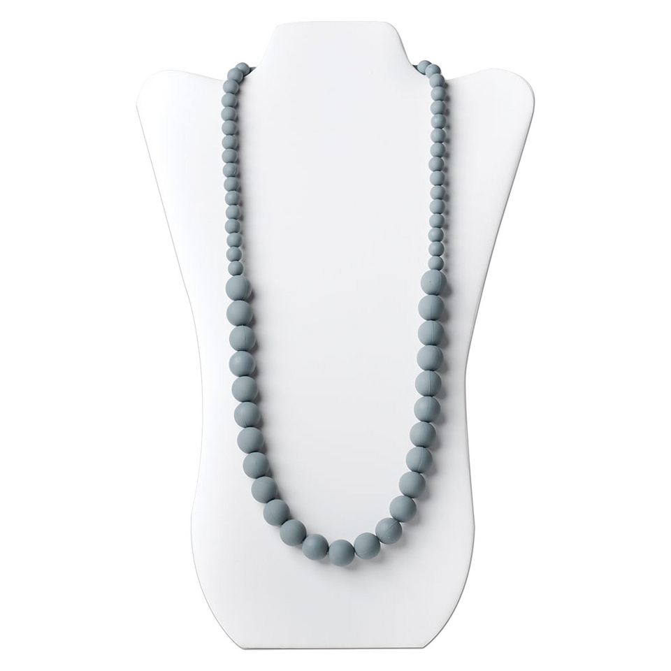 Nixi by Bumkins Ciclo Teething Necklace   Gray