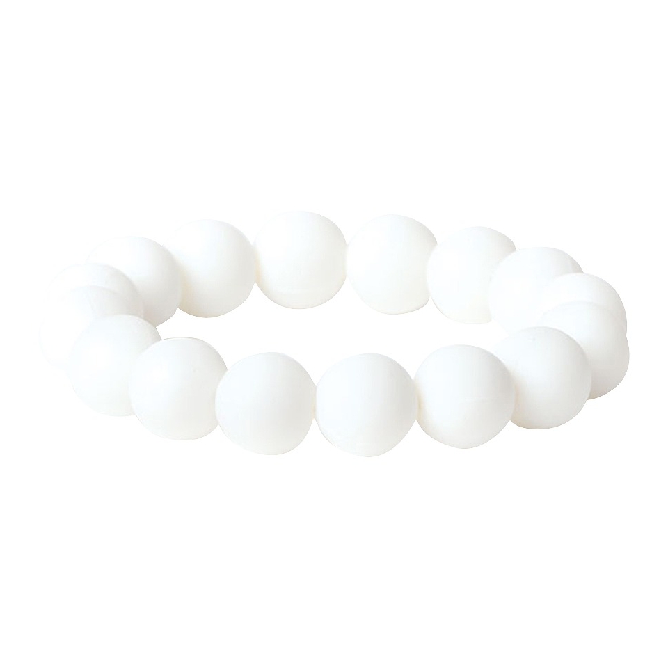 Nixi by Bumkins Tondo Teething Bracelet   White