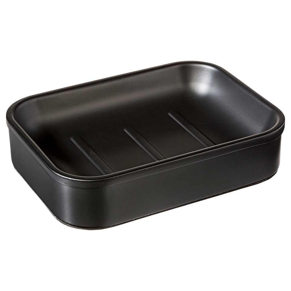 Threshold Milk Bottle Soap Dish   Black