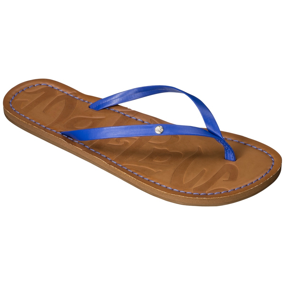 Womens Mad Love Lianne Flip Flops   Blue 9