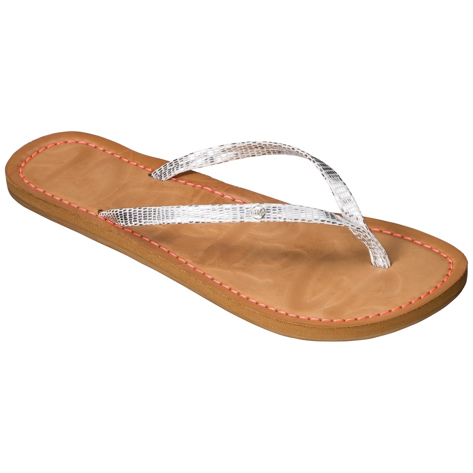 Womens Mad Love Lianne Flip Flops   Silver 9