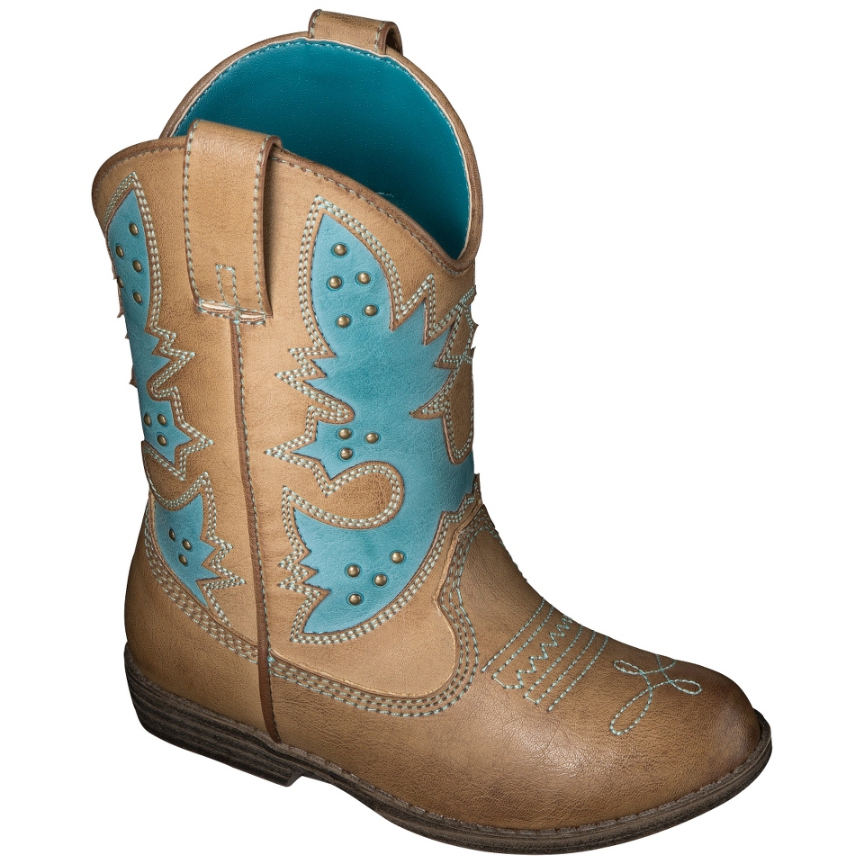 Toddler Girls Cherokee Glinda Cowboy Boots   Turquoise 12