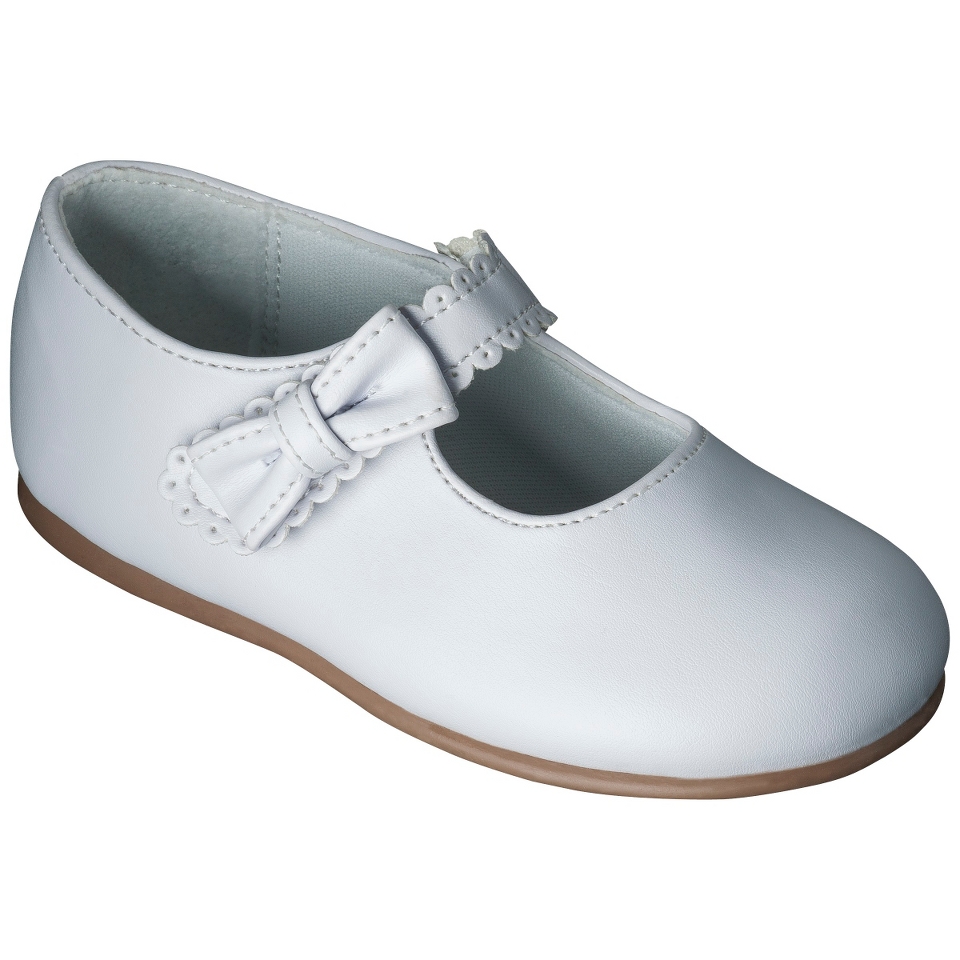 Toddler Girls Rachel Shoes Olivia Mary Jane Shoe   White 4