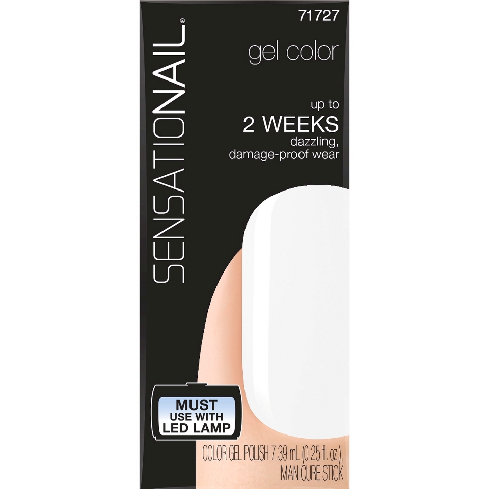 SensatioNail Gel Polish   White Lilly