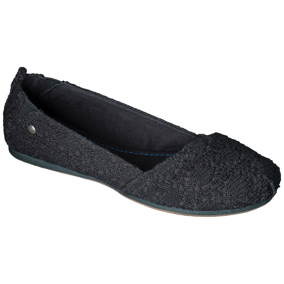 Womens Mad Love Lynnae Crochet Loafer   Black 6.5