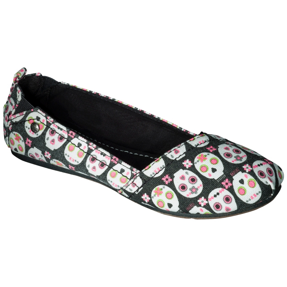 Womens Mad Love Lynnae Loafer   Skull Print 5.5