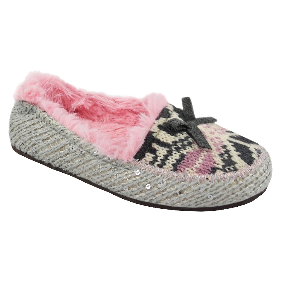 Girls MUK LUKS Tobey Moccasin   Light Pink S