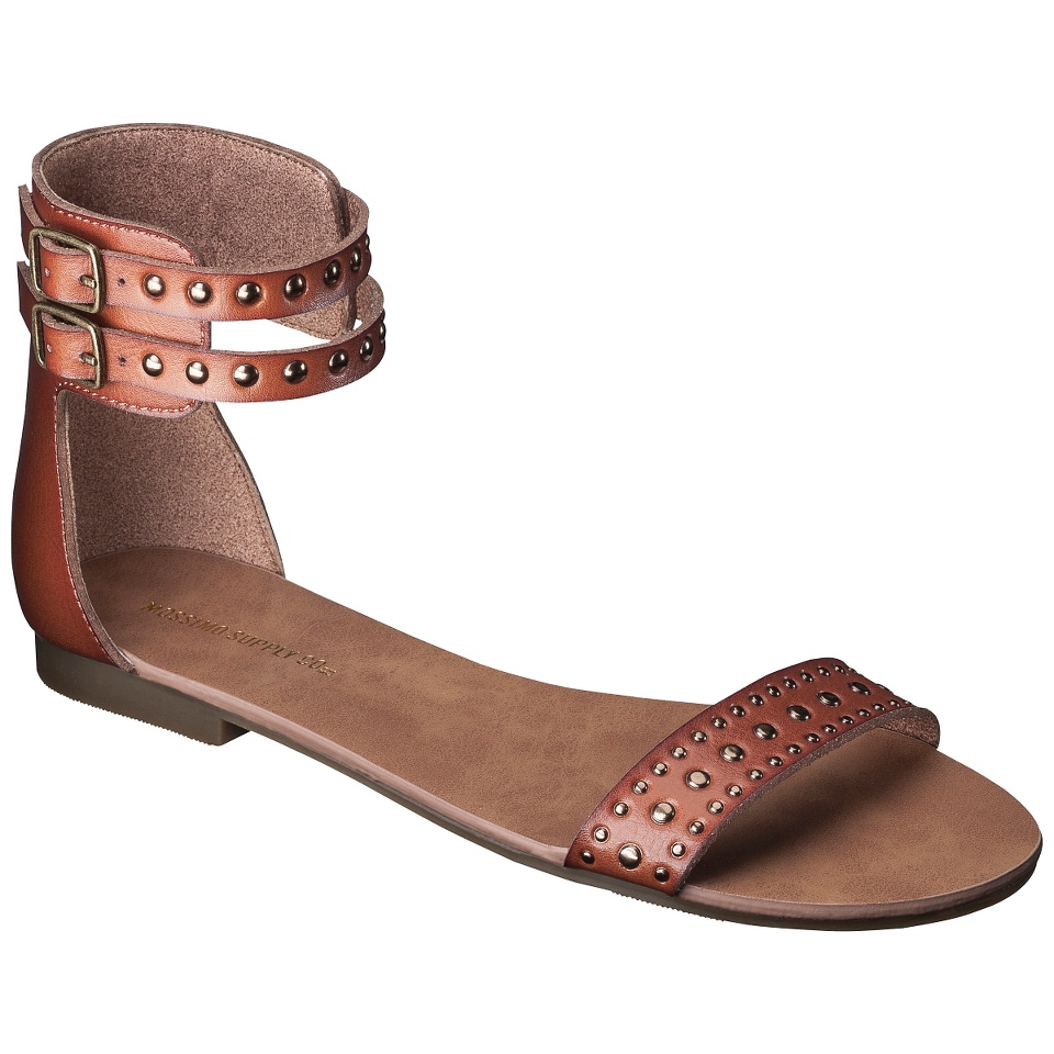 Womens Mossimo Supply Co. Alani Sandals   Cognac 6.5