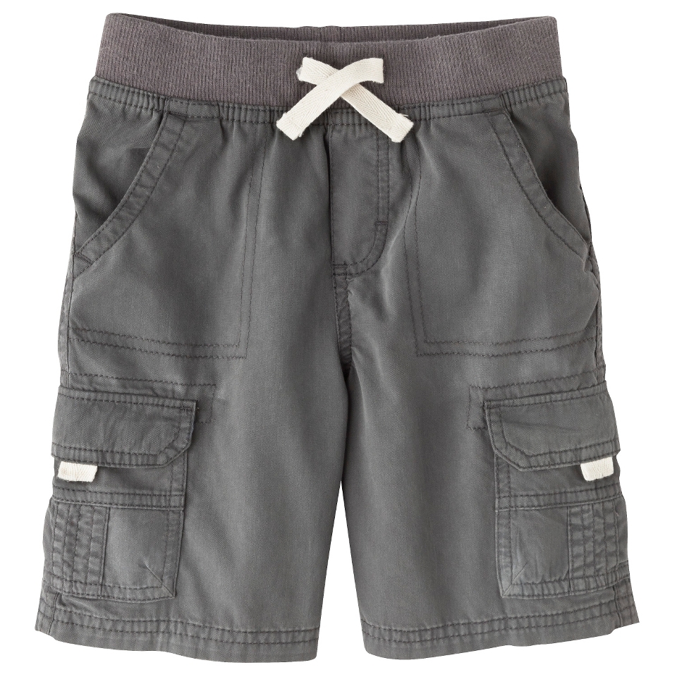 Cherokee Infant Toddler Boys Cargo Short   Charcoal 12 M