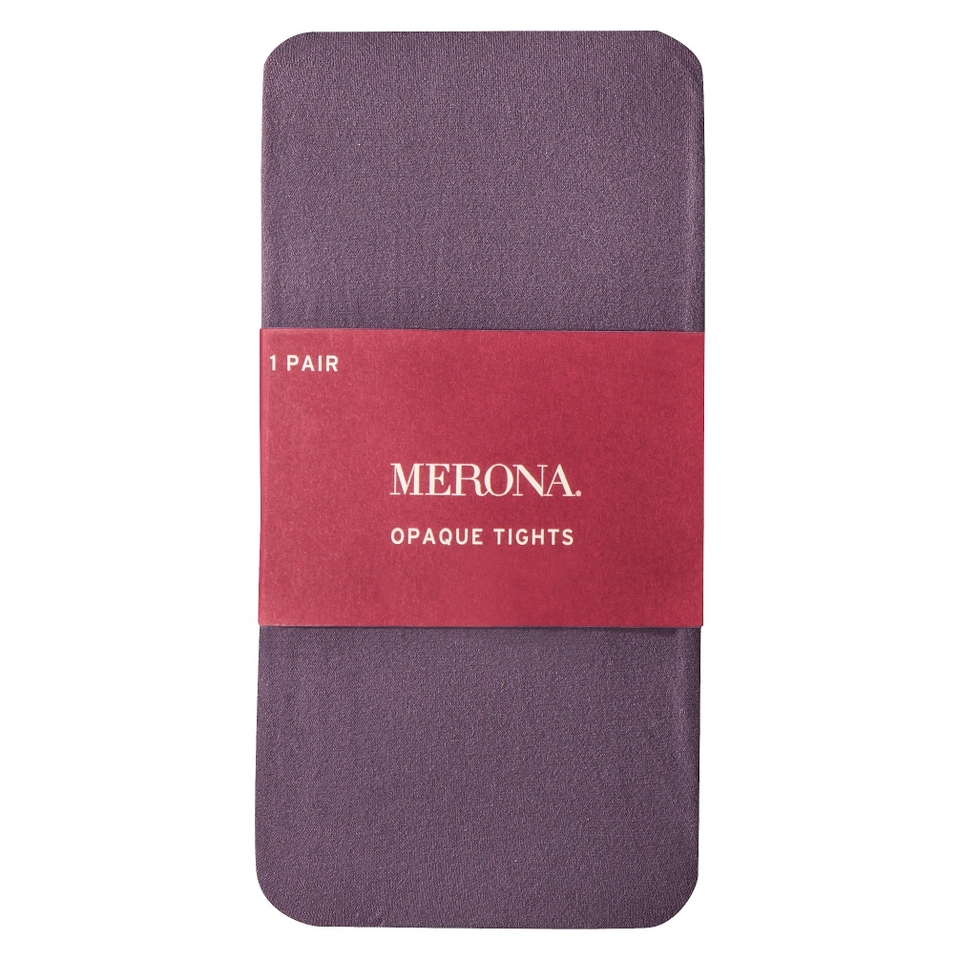 Merona Opaque Womens Tights   Plum 2X