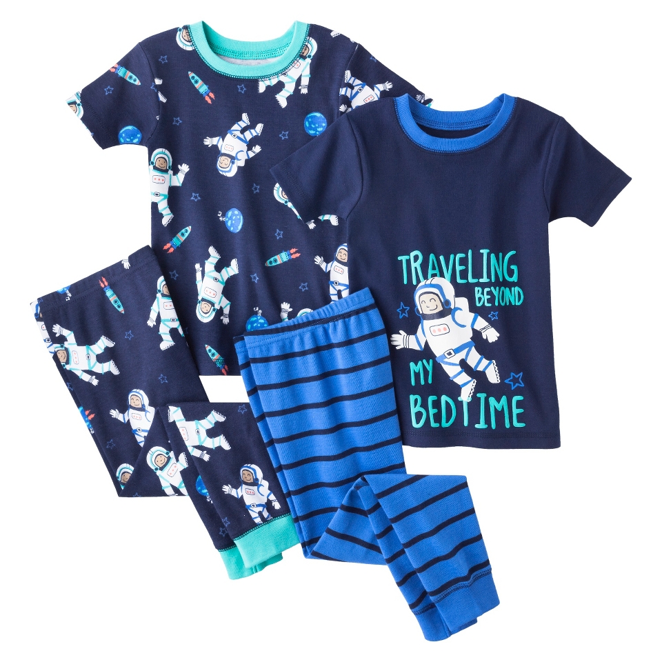 Just One You by Carters Infant Toddler Boys 4 Piece Short Sleeve Astronaut