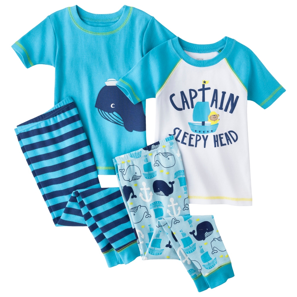 Just One You by Carters Infant Toddler Boys 4 Piece Short Sleeve Captain
