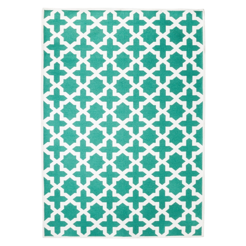 Threshold Indoor/Outdoor Area Rug   Turquoise (5x7)