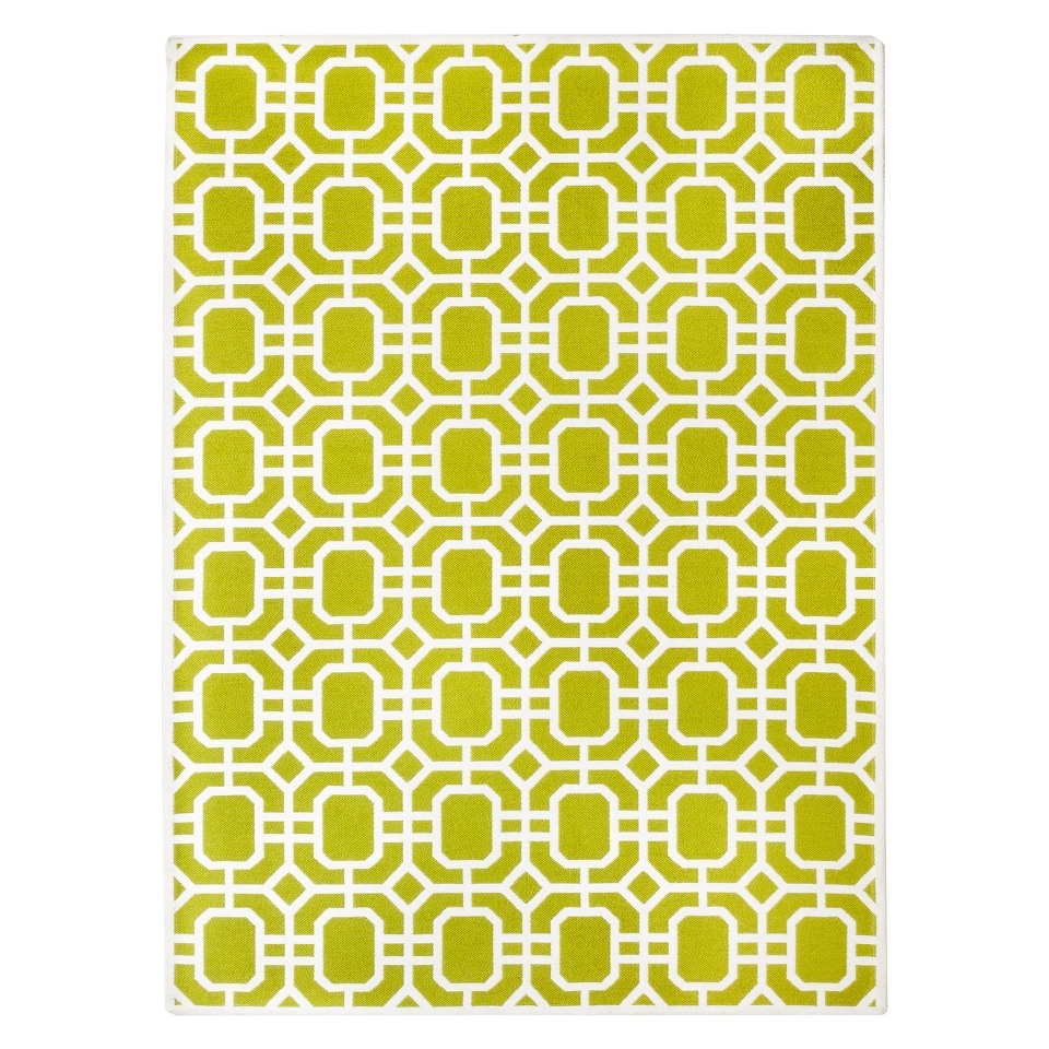 Threshold Indoor/Outdoor Area Rug   Lime Green (5x7)