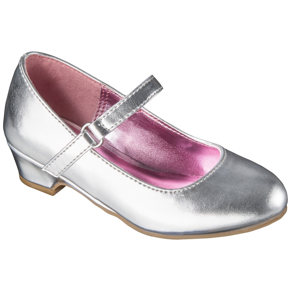 Toddler Girls Cherokee Darianne Mary Jane Shoes   Silver   8