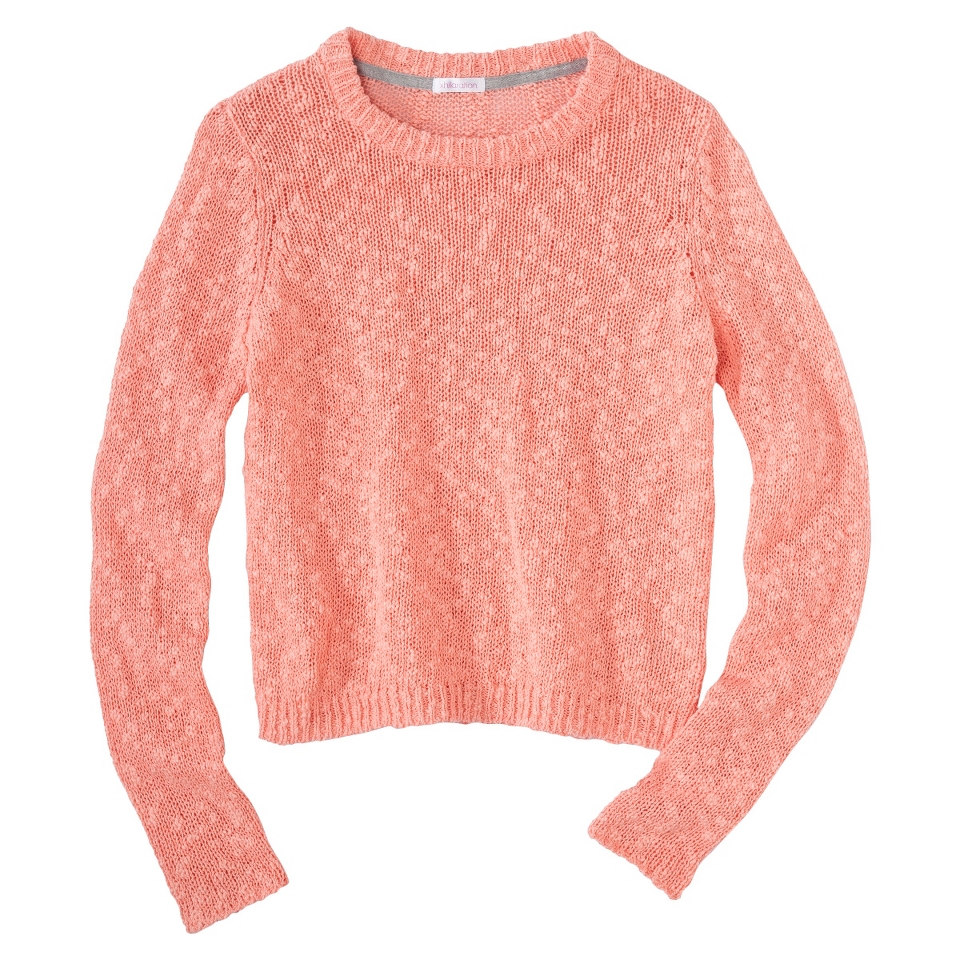 Xhilaration Juniors Pullover Sweater   Coral L(11 13)