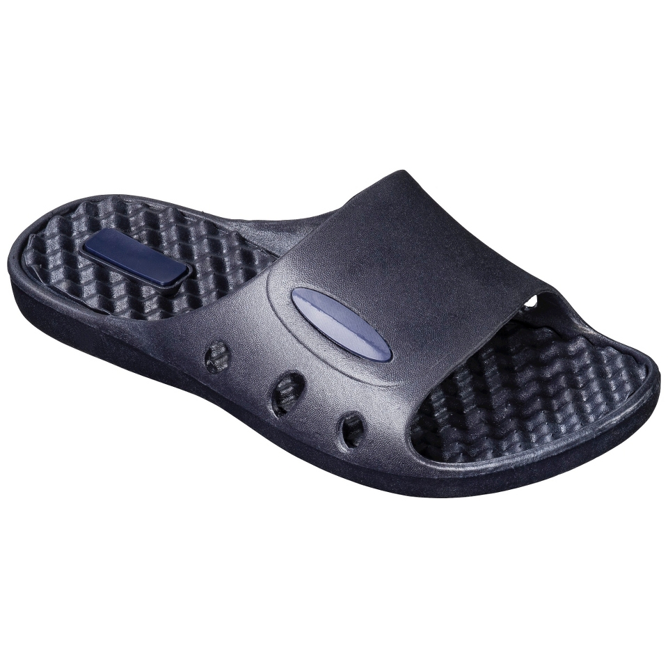 Boys Slide Sandals   Navy 3 4