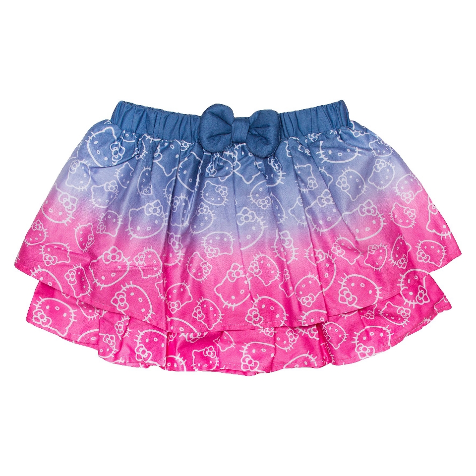 Hello Kitty Infant Toddler Girls Gradient Circle Skirt   Pink/Blue 18 M