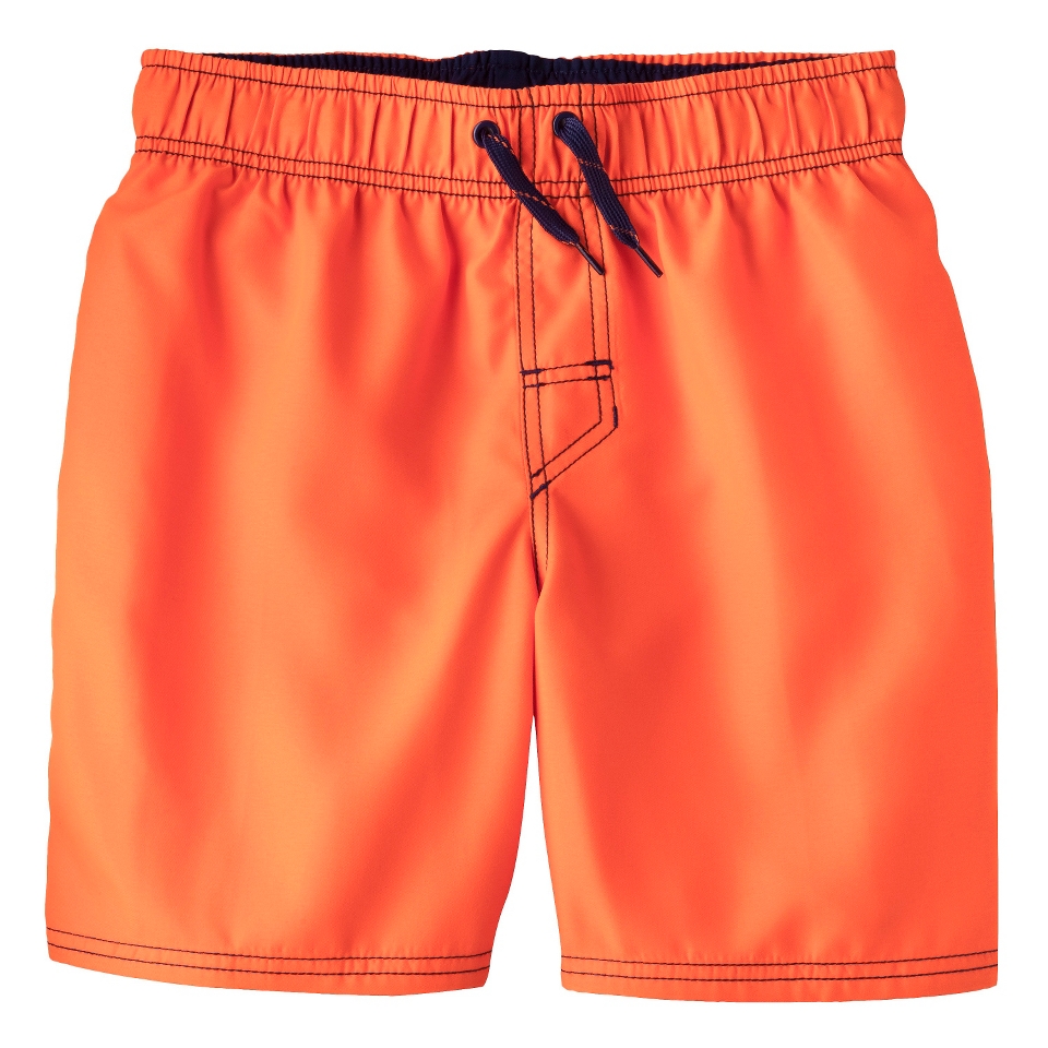 Boys Swim Trunk   Orange M