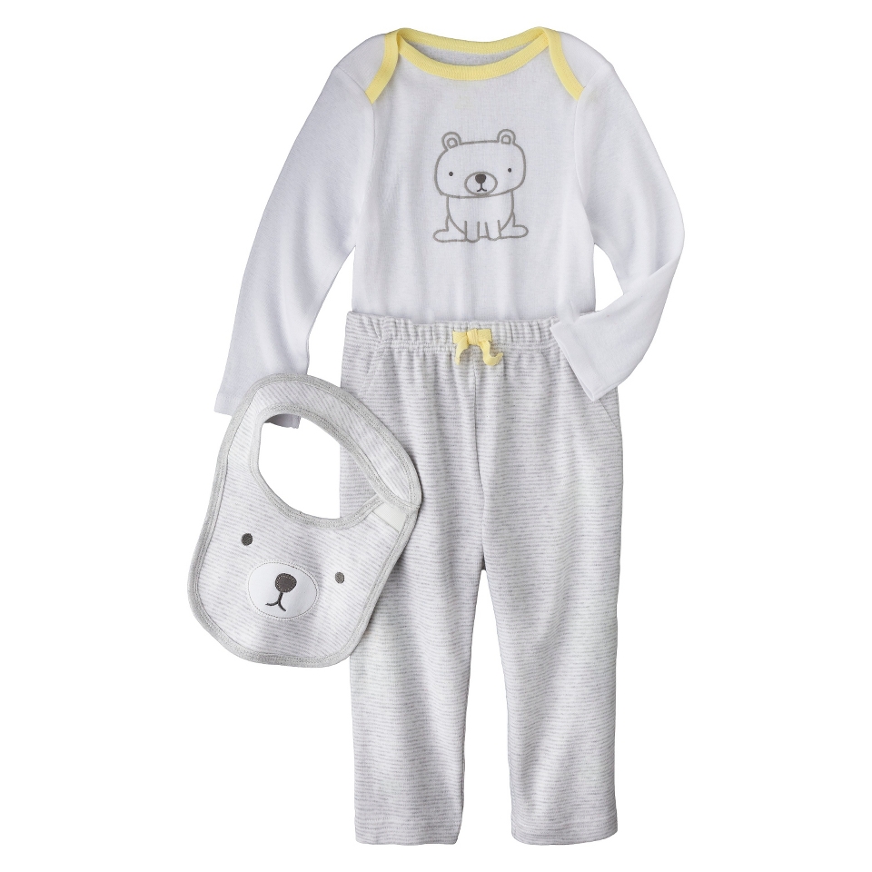 Circo Newborn 3 Piece Bear Set   Grey NB