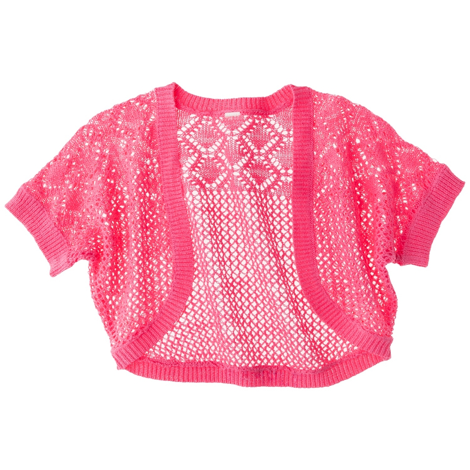 Cherokee Girls Shrug   Dazzle Pink M