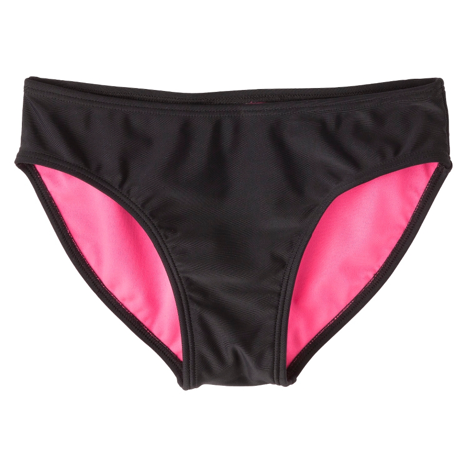 Girls Hipster Bikini Swim Bottom   Black M