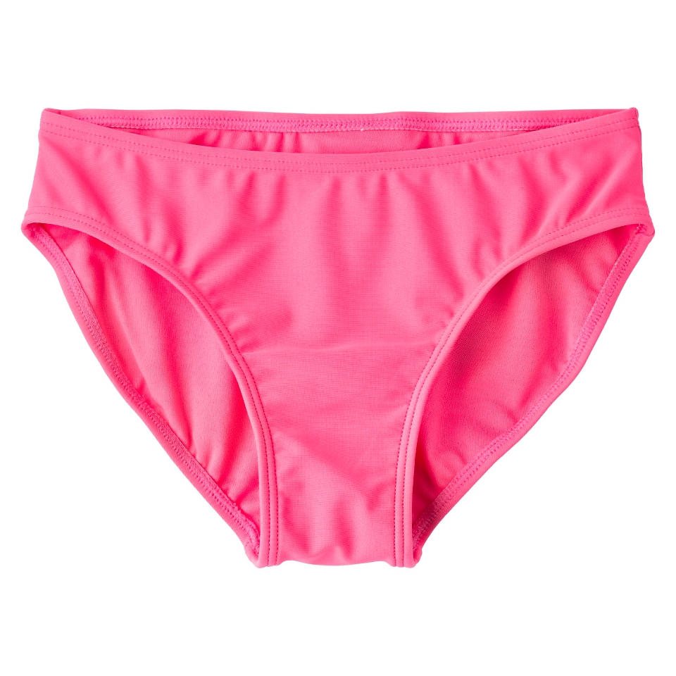 Girls Hipster Bikini Swim Bottom   Pink M