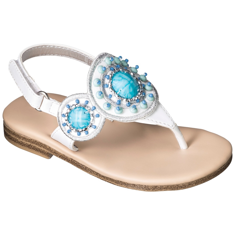 Toddler Girls Cherokee Jaslene Thong Sandals   Turquoise 12