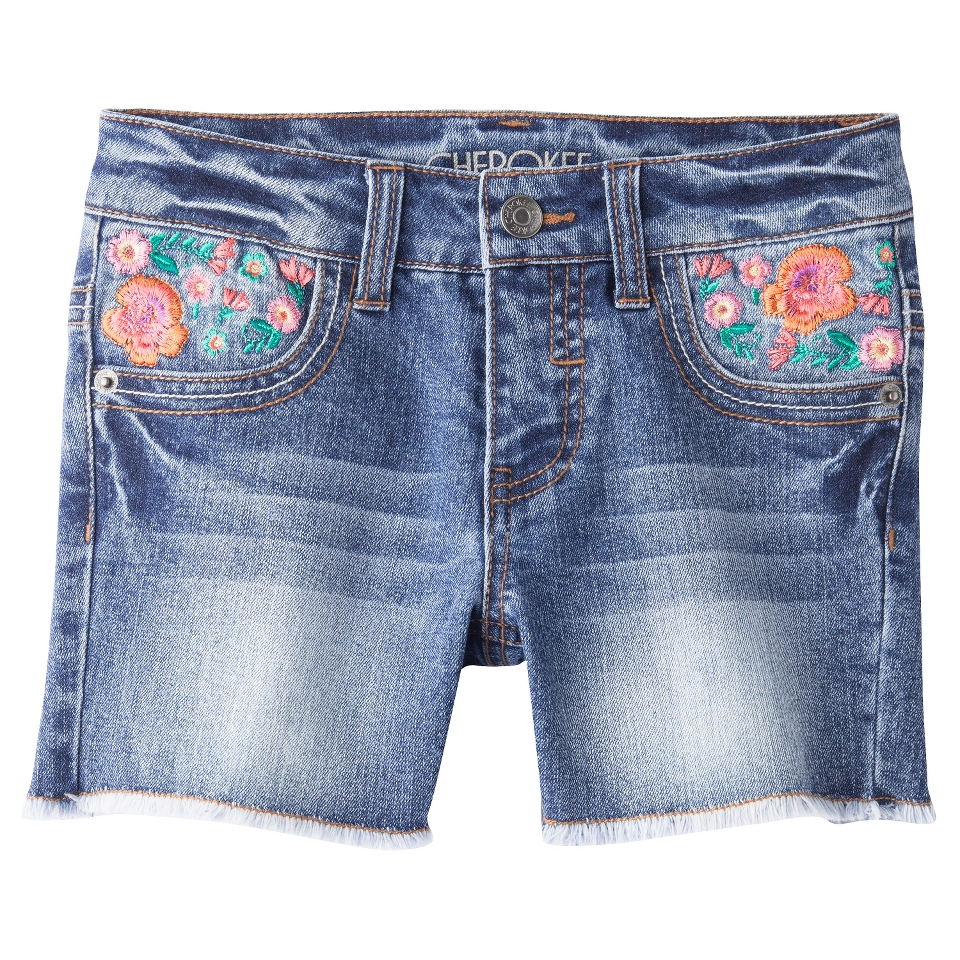 Cherokee Girls Jean Shorts   Md Stonewash XL