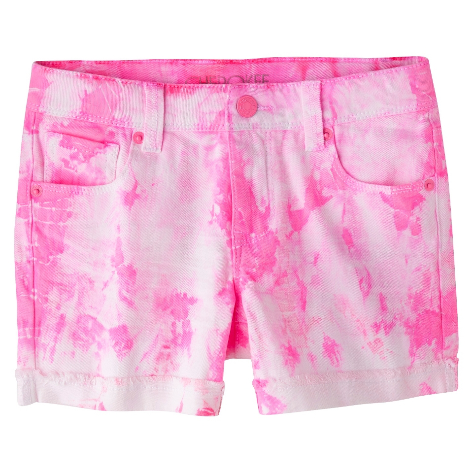 Cherokee Girls Jean Shorts   Dazzle Pink XL