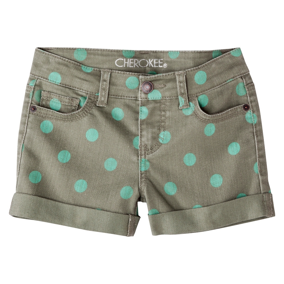 Cherokee Girls Jean Shorts   Olive M