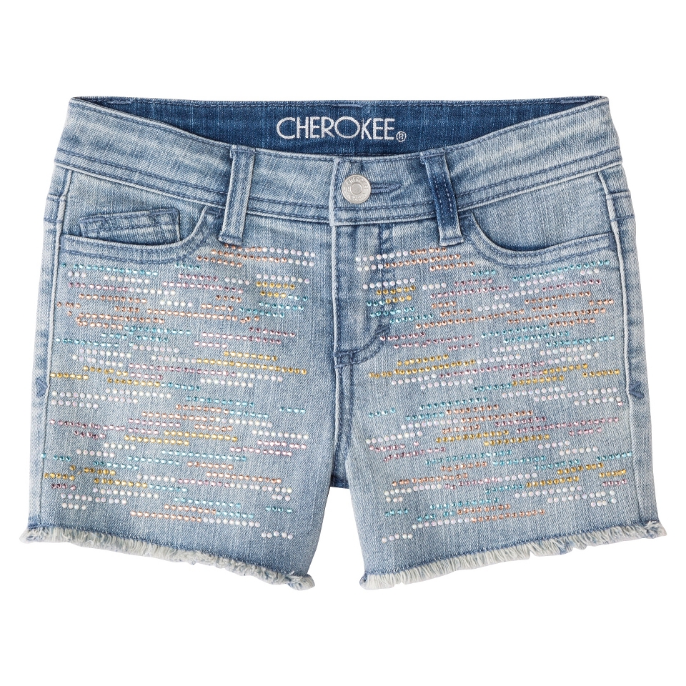 Cherokee Girls Jean Shorts   Denim Blue L