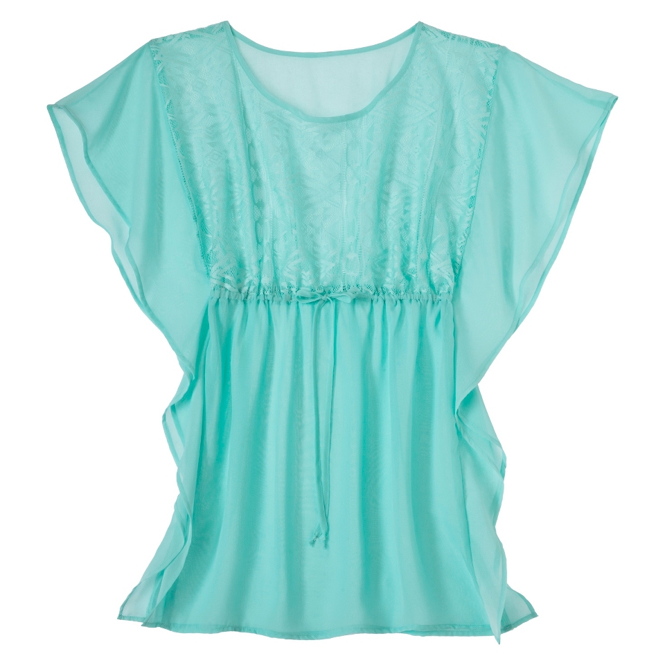 Xhilaration Juniors Coverup Swim Dress  Mint L