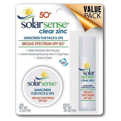 solar sense clear zinc sunscreen