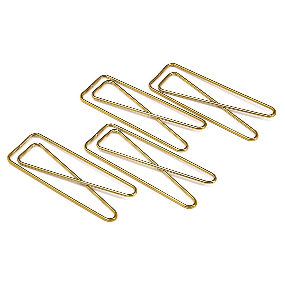 Oversized Paper Clips, Gold - Nate Berkus