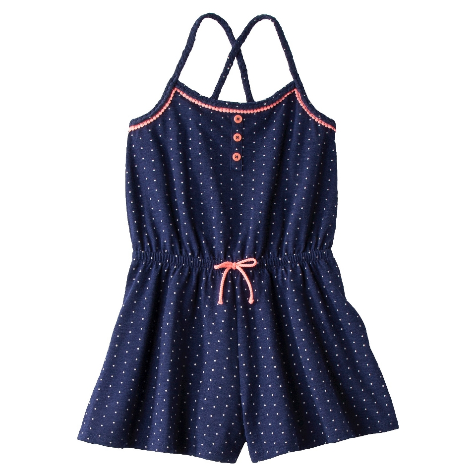 Cherokee Girls Romper   Nightfall Blue XS